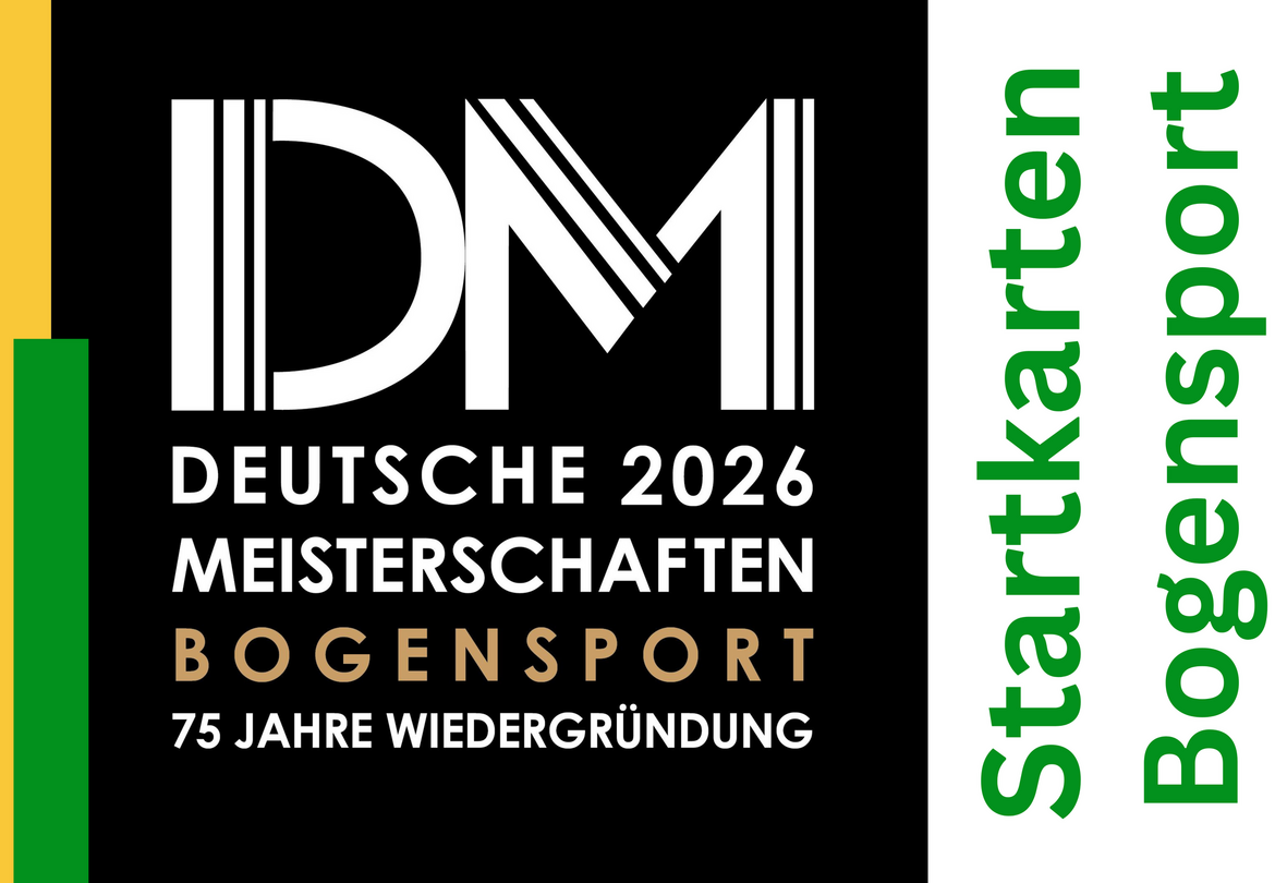 Startkarten für die Deutschen Meisterschaften Bogen verfügbar